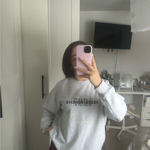 Gray Graphic Sweatshirt